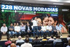 Governador libera subsídios para 228 novas casas em Toledo