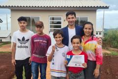 Com o apoio do Estado , 31 casas foram entregues no Loteamento Esperança no município de Missal, Paraná 