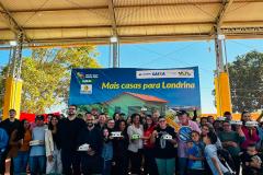 Parceria entre Estado, União e Município viabiliza moradias para assentados em Londrina