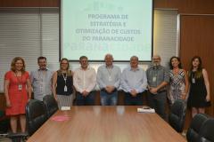 Representantes do Serviço Autônomo Paranacidade estiveram nesta segunda-feira (28) na sede da Cohapar reunidos com o presidente Jorge Lange, o diretor Paulo Campos e técnicos da companhia. Eles trocaram experiências sobre o modelo de gestão de pessoas adotado pelo órgão, que a partir de agora deverão ser estudados e adaptados para que sejam replicados na companhia.