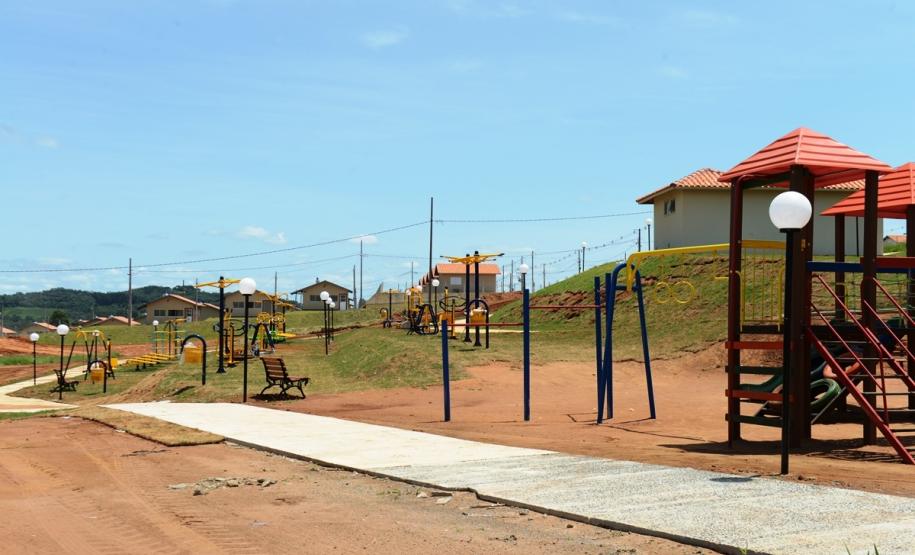 academia ao ar livre em Jaguariaíva