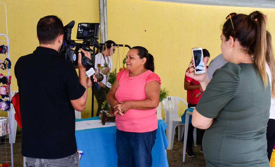 Moradores do Guarituba realizam feira de produtos e serviços em Piraquara