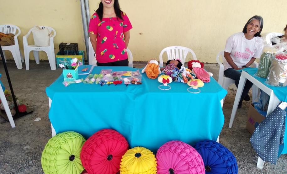 Moradores do Guarituba realizam feira de produtos e serviços em Piraquara