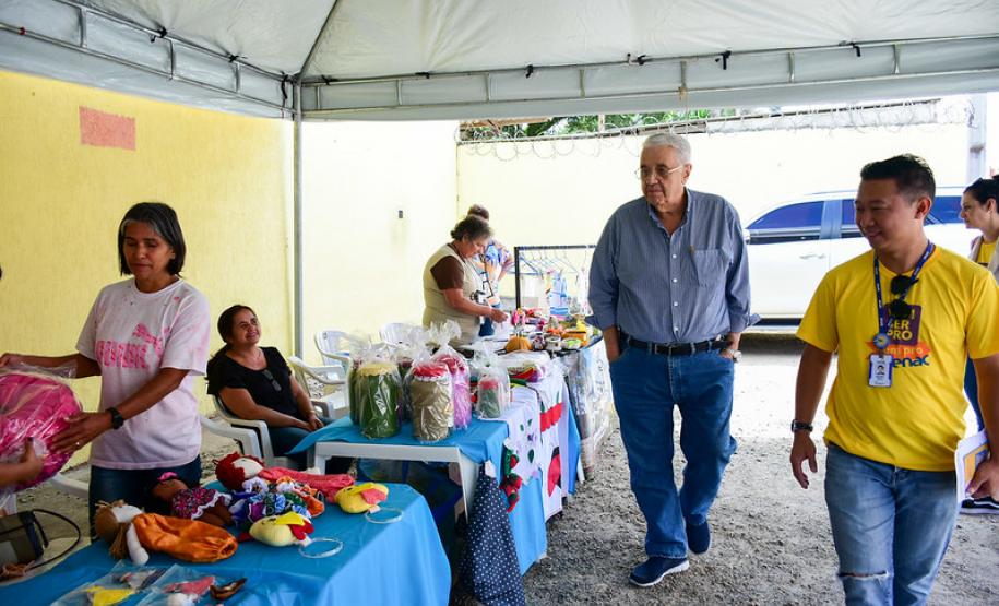 Moradores do Guarituba realizam feira de produtos e serviços em Piraquara