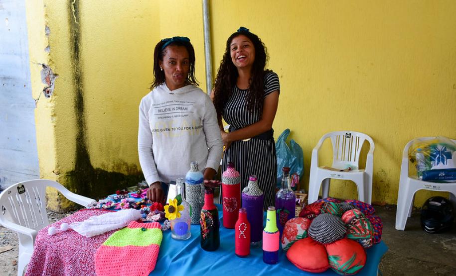 Moradores do Guarituba realizam feira de produtos e serviços em Piraquara