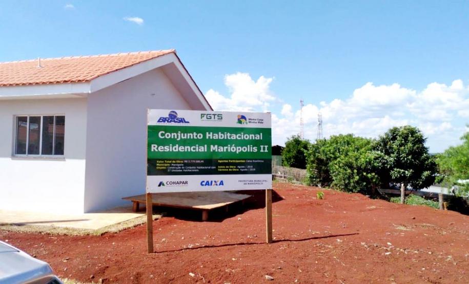 37 famílias de Mariópolis recebem chaves da casa própria