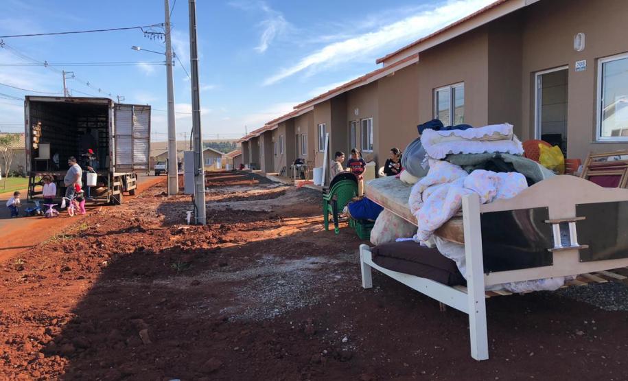 Famílias de São Miguel do Iguaçu são realocadas de áreas de risco para casas populares