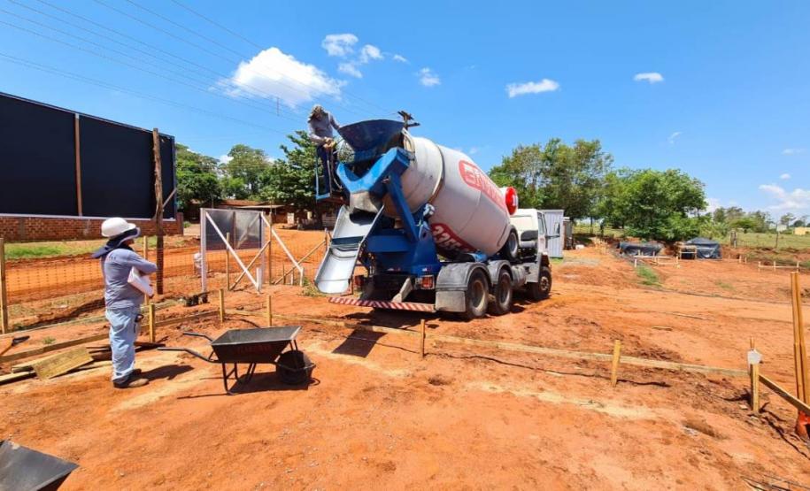 Avançam as obras de moradias populares em Itaguajé e Flórida