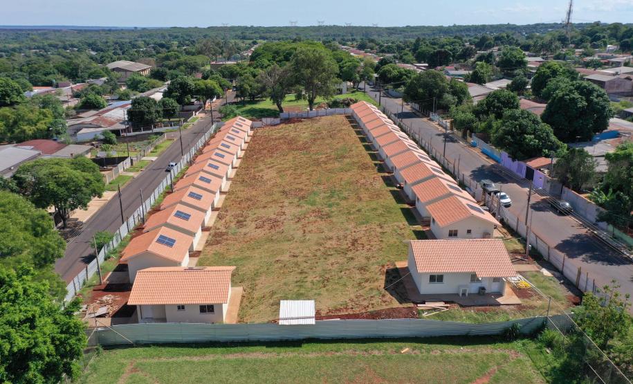 Casas vão atender famílias que vivem em área de risco em Foz do Iguaçu