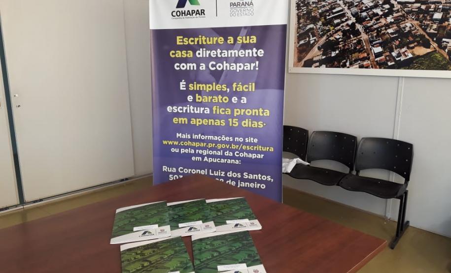 Cohapar retoma escrituração de imóveis em Apucarana; programa já beneficiou 381 famílias