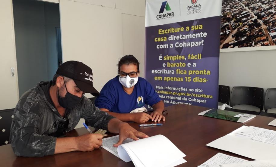 Cohapar retoma escrituração de imóveis em Apucarana; programa já beneficiou 381 famílias