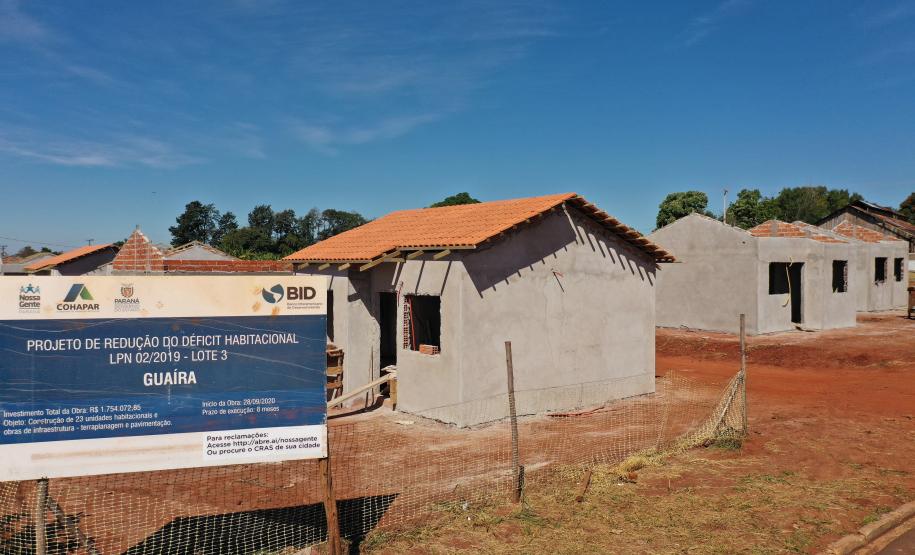 Mesmo com alterações no cronograma, moradias em Guaíra serão entregues neste ano