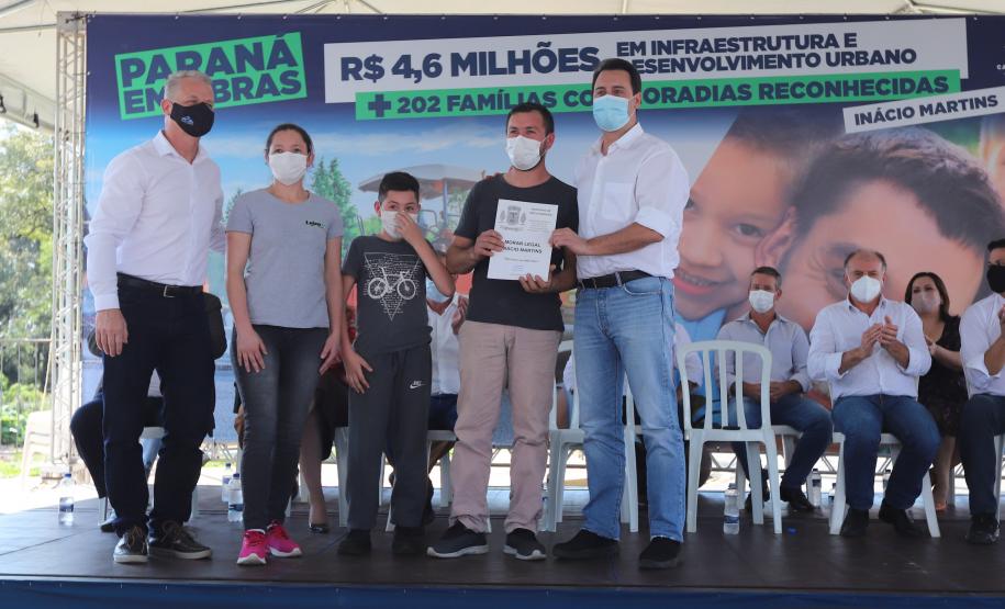 Estado regulariza 202 propriedades em Inácio Martins