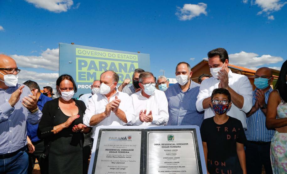 Pavimentação, complexo esportivo e 50 moradias populares transformam a vida de Marumbi