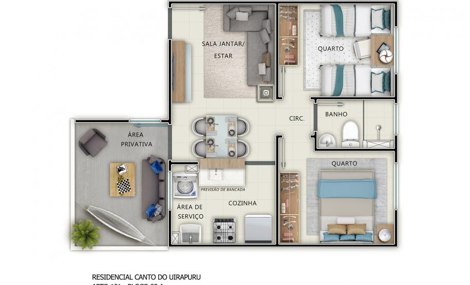Residencial Canto do Uirapuru - Módulo I