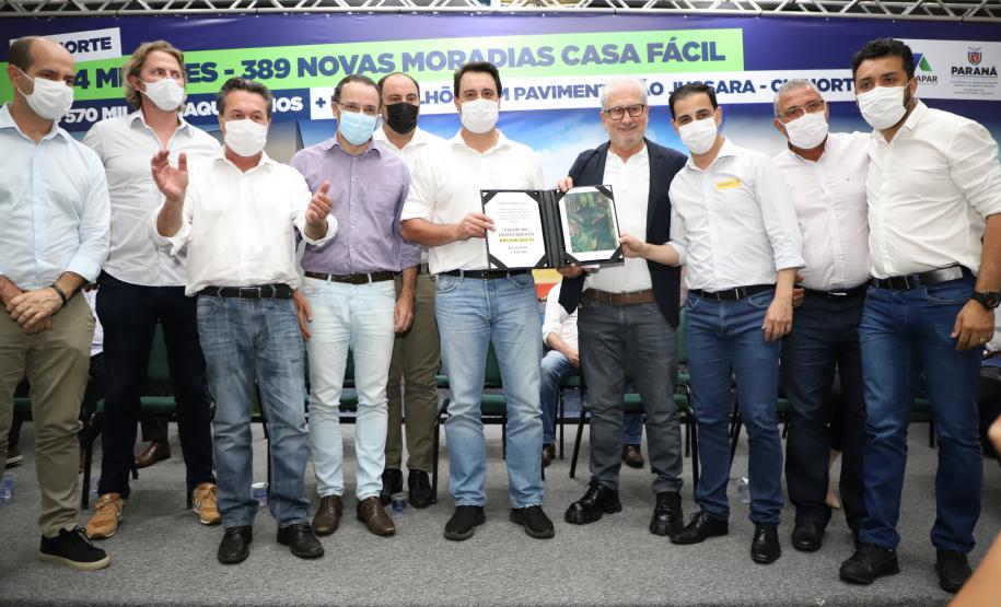 Governador confirma pacote de investimentos para Cianorte com 389 moradias e equipamentos