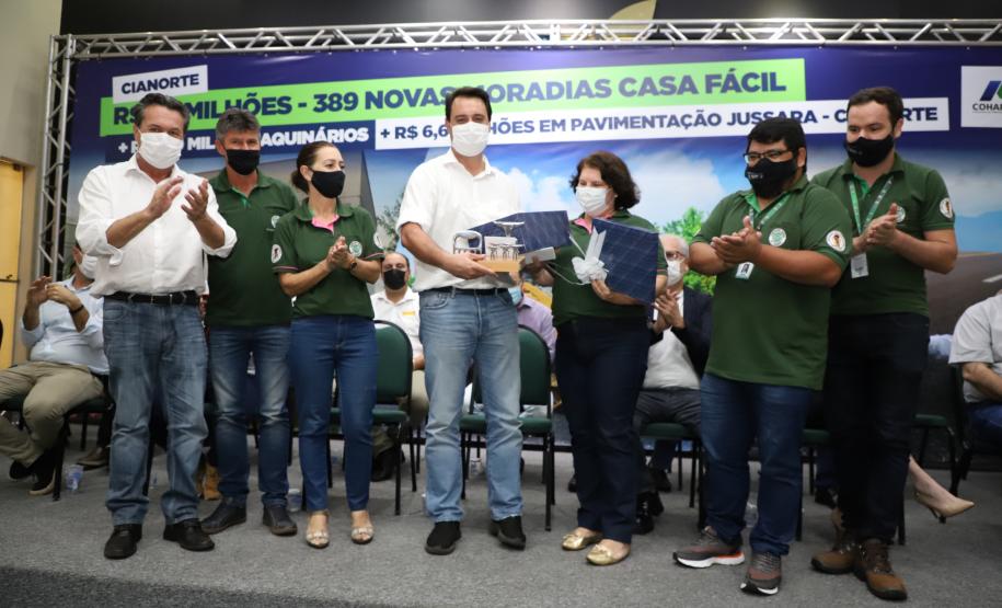 Governador confirma pacote de investimentos para Cianorte com 389 moradias e equipamentos