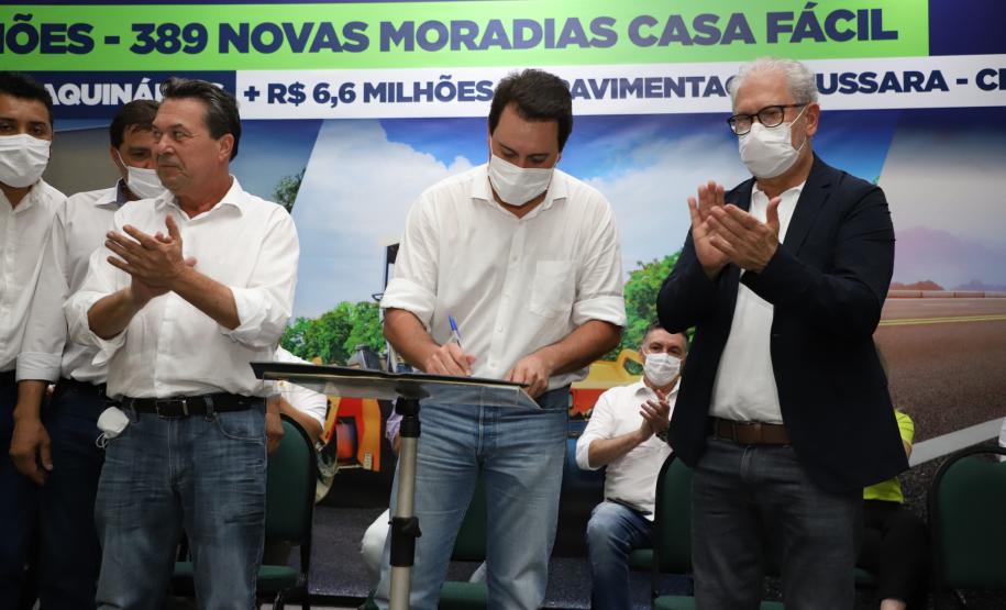 Governador confirma pacote de investimentos para Cianorte com 389 moradias e equipamentos