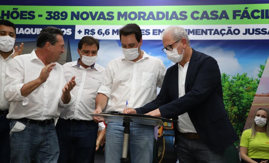 Governador confirma pacote de investimentos para Cianorte com 389 moradias e equipamentos