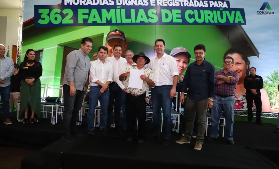 Com prioridade para moradia, governador confirma R$ 3,3 milhões para ações em Curiúva