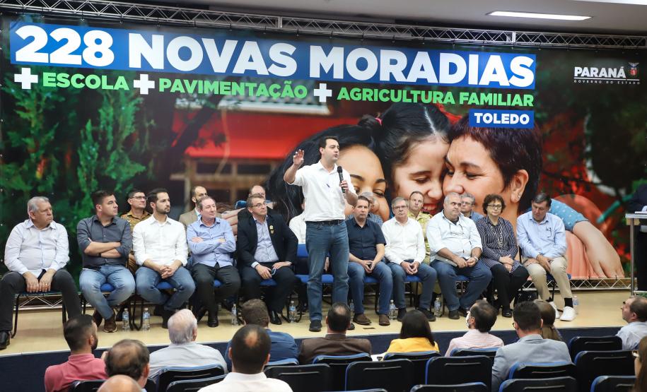 Governador libera subsídios para 228 novas casas em Toledo