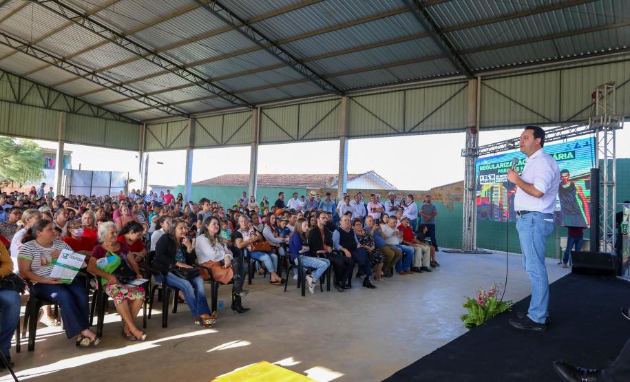Governador regulariza moradia de 936 famílias em Imbituva e libera R$ 15 milhões para a cidade