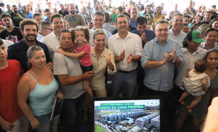 Recursos do Estado ajudam 94 famílias de Londrina a conquistarem uma casa própria
