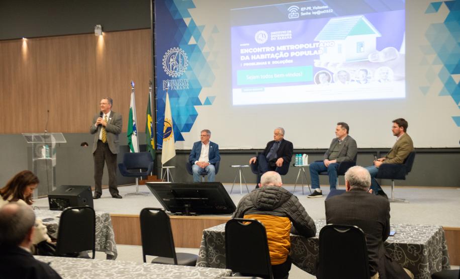 Presidente da Cohapar Participa do Encontro Metropolitano da Habitação Popular no IEP – Instituto de Engenharia do Paraná
