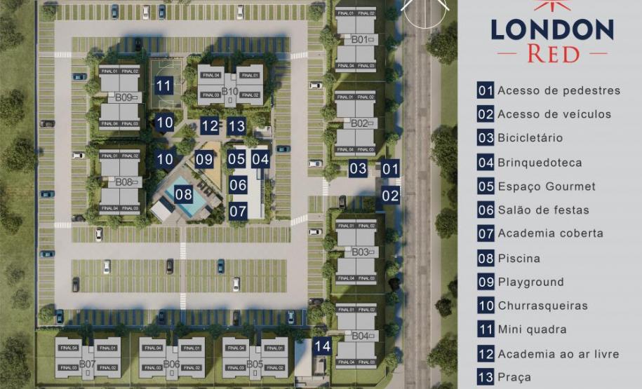 Residencial London Red