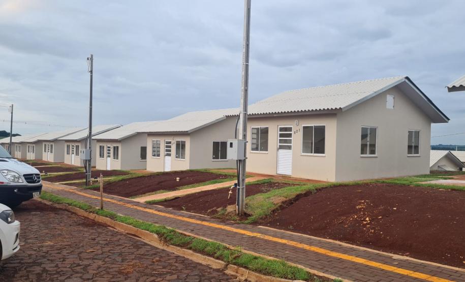 Com o apoio do Estado , 31 casas foram entregues no Loteamento Esperança no município de Missal, Paraná