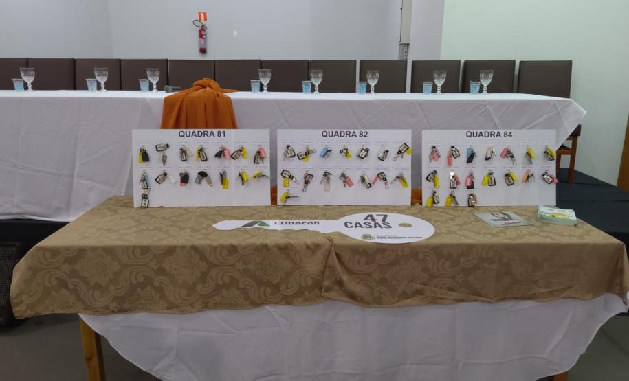 47 famílias de Bom Sucesso do Sul recebem as chaves da casa própria pelo programa Casa Fácil Paraná - Modalidade Financiamento