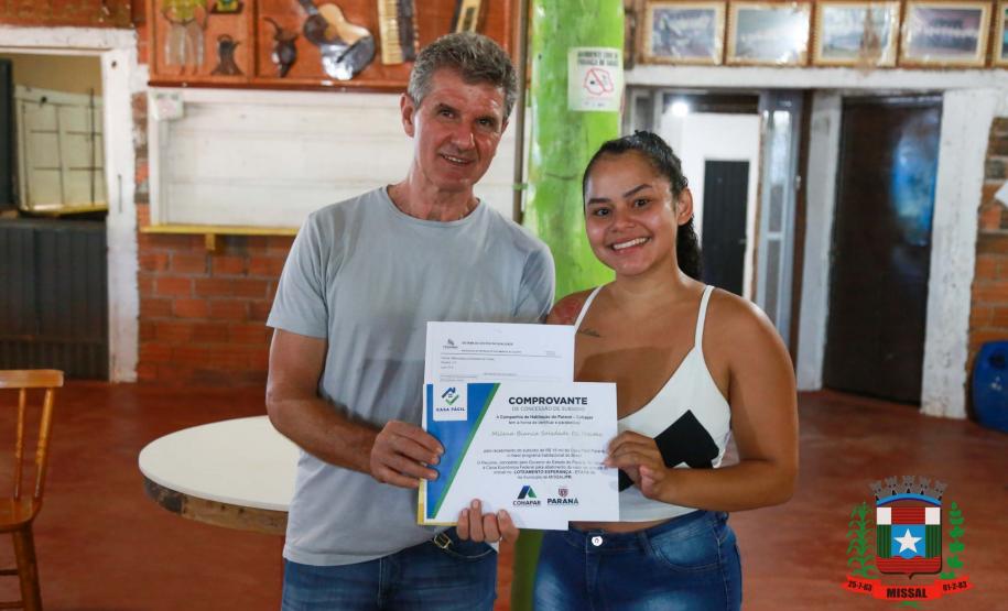 Por meio do Casa Fácil, 38 famílias de Missal conquistam a sonhada casa própria