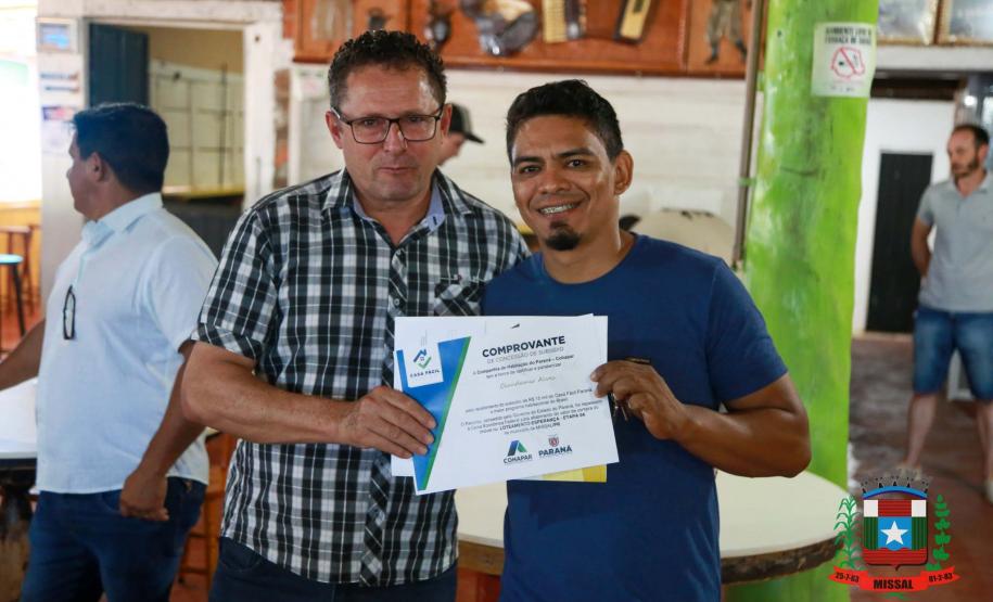 Por meio do Casa Fácil, 38 famílias de Missal conquistam a sonhada casa própria