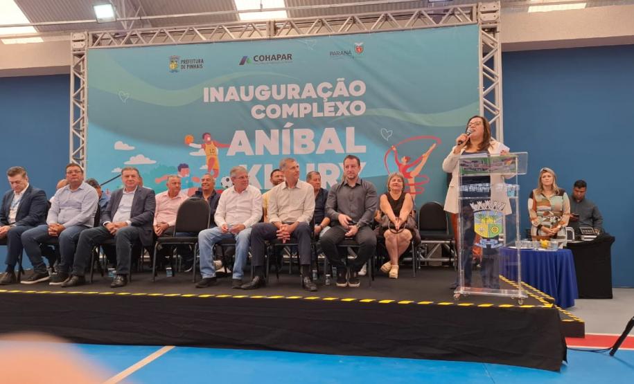 Cohapar, Caixa e Prefeitura inauguram Complexo Esportivo Anibal Khury em Pinhais