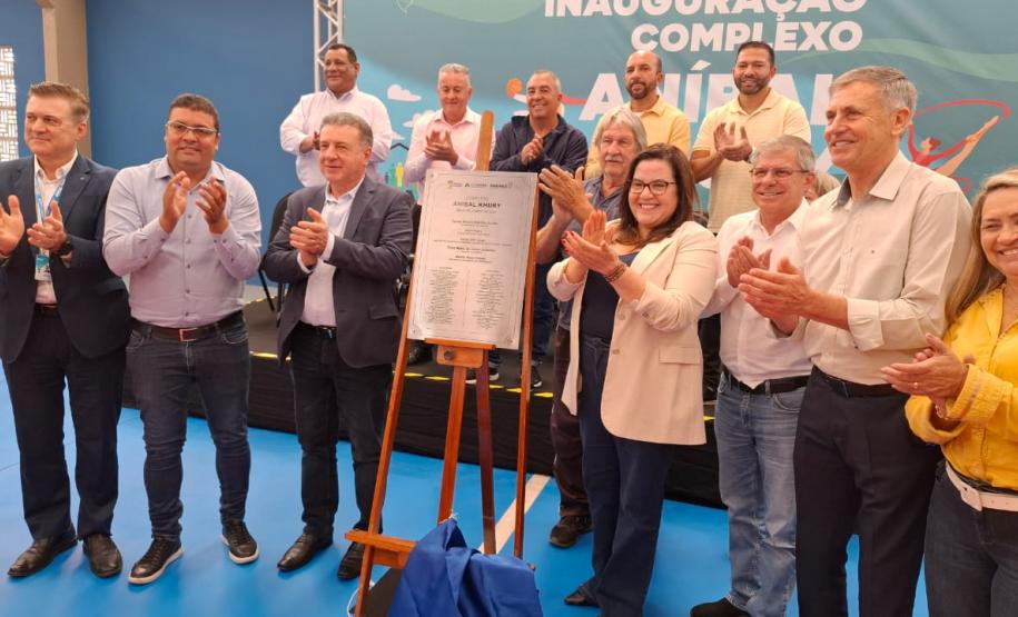 Cohapar, Caixa e Prefeitura inauguram Complexo Esportivo Anibal Khury em Pinhais