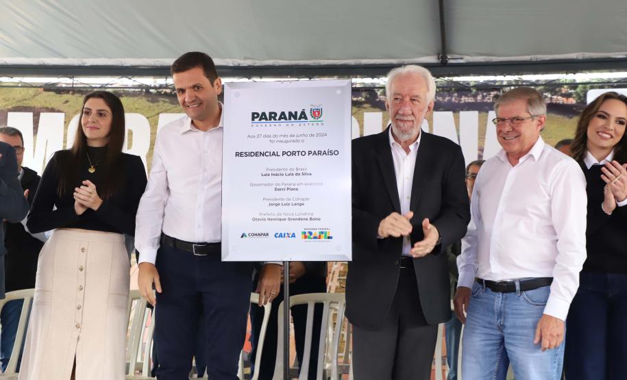 Darci Piana entrega residencial com 120 casas a famílias de Nova Londrina