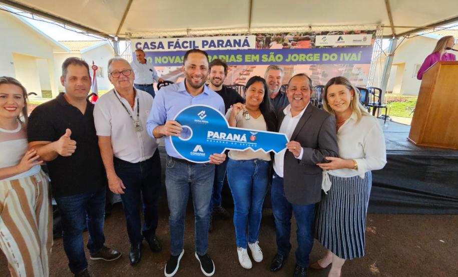 80 famílias de São Jorge do Ivaí conquistam a casa própria pelo Casa Fácil - Modalidade Financiamento