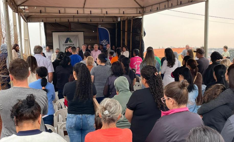 65 famílias de Califórnia recebem moradias financiadas pela Cohapar