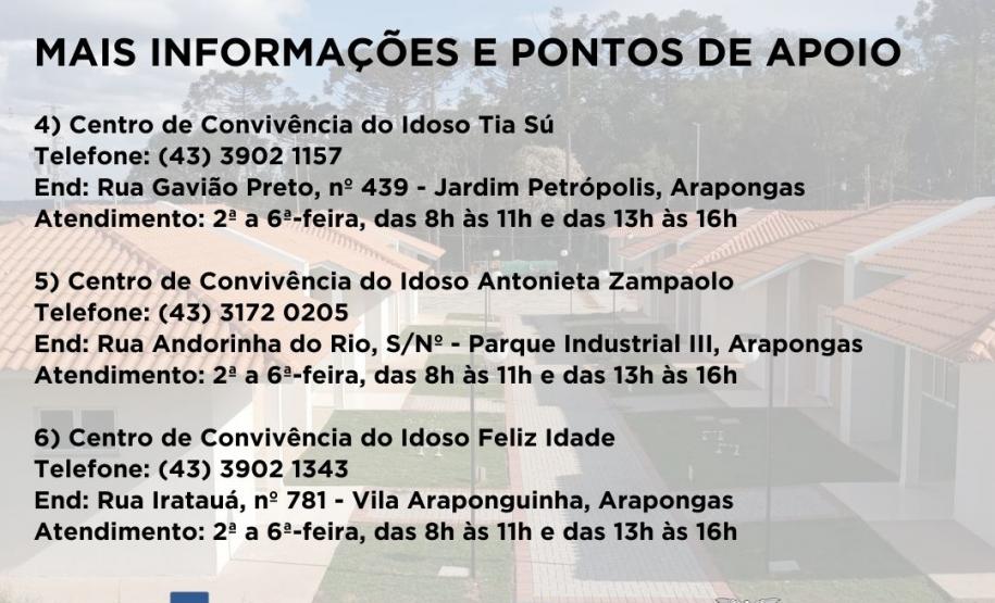 Inscrições para o condomínio do idoso de Arapongas vão até 10 de novembro