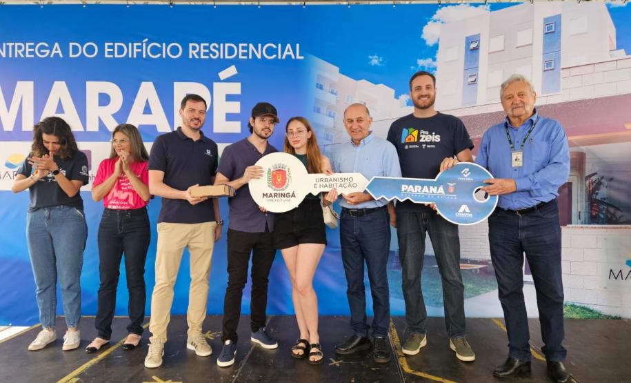 Com aporte estadual de R$ 2,33 milhões, 200 famílias de Maringá conquistam imóveis próprios