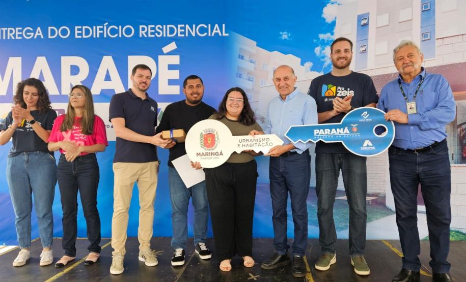 Com aporte estadual de R$ 2,33 milhões, 200 famílias de Maringá conquistam imóveis próprios