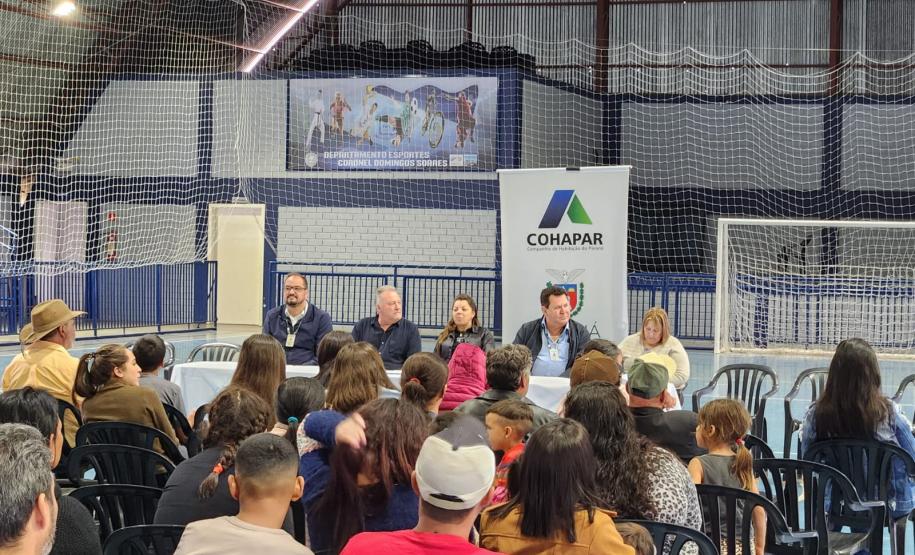 Em Coronel Domingos Soares, 29 famílias recebem moradias financiadas pela Cohapar