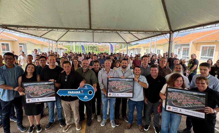 Recursos do Estado garantem mais 61 moradias em Guarapuava