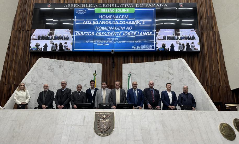 Cohapar é homenageada pelos seus 60 anos em sessão solene na ALEP