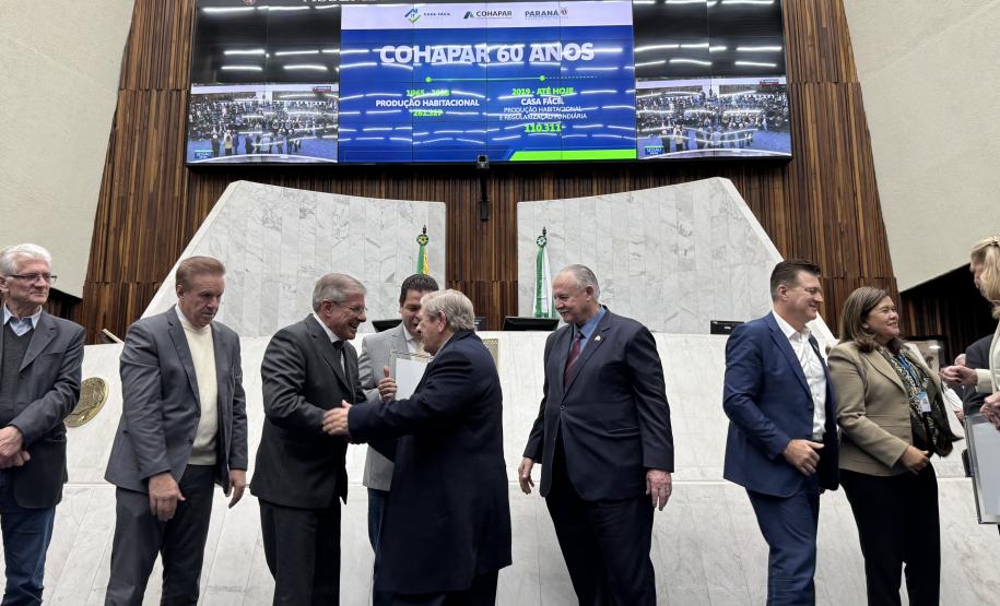 Cohapar é homenageada pelos seus 60 anos em sessão solene na ALEP
