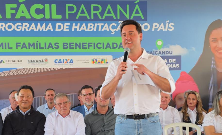 Casa Fácil: governador entrega residencial com 84 moradias em Paiçandu