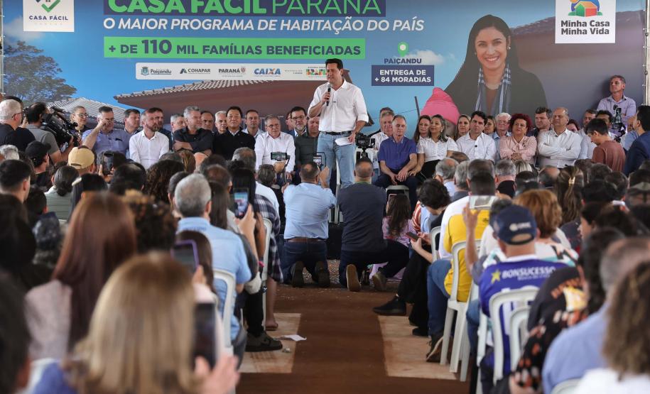 Casa Fácil: governador entrega residencial com 84 moradias em Paiçandu
