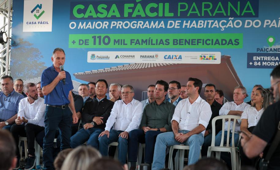 Casa Fácil: governador entrega residencial com 84 moradias em Paiçandu