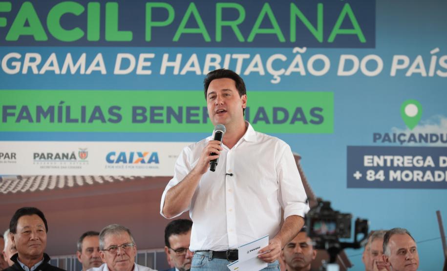 Casa Fácil: governador entrega residencial com 84 moradias em Paiçandu