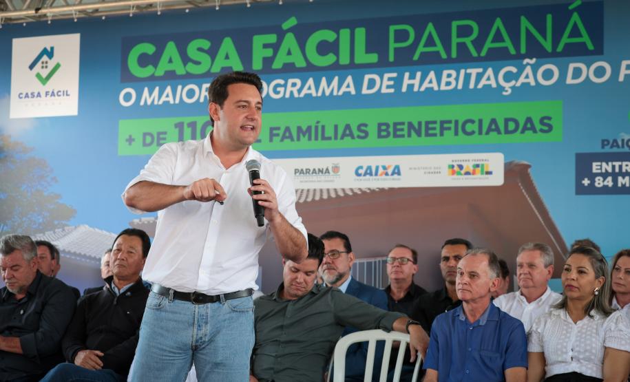 Casa Fácil: governador entrega residencial com 84 moradias em Paiçandu
